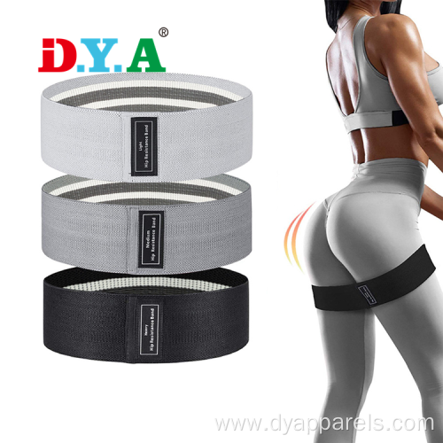 Black and Grey Exercise Bands for Legs